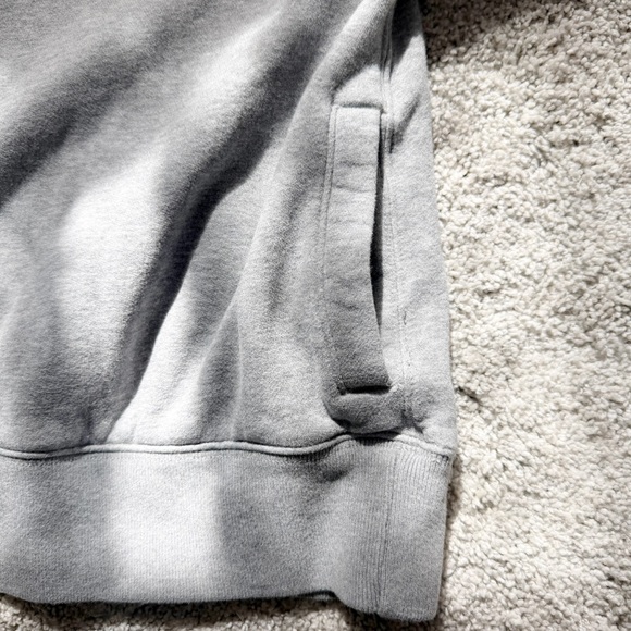 Abercrombie Soft AF Max Essentials 1/2 Zip Sweatshirt Gray Women’s Small - Picture 4 of 11